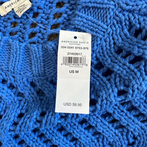 AE Blue Knitted Sweater Size M - Picture 5 of 5